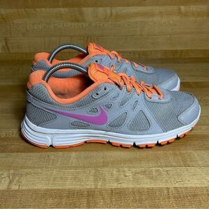 NIKE Revolution 2 Women’s Gray Athletic Running Shoes Sneakers Sz 6 554900-016